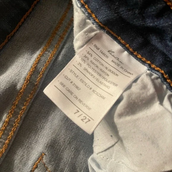 KanCan Distressed Dark Blue Jeans - Picture 4 of 4